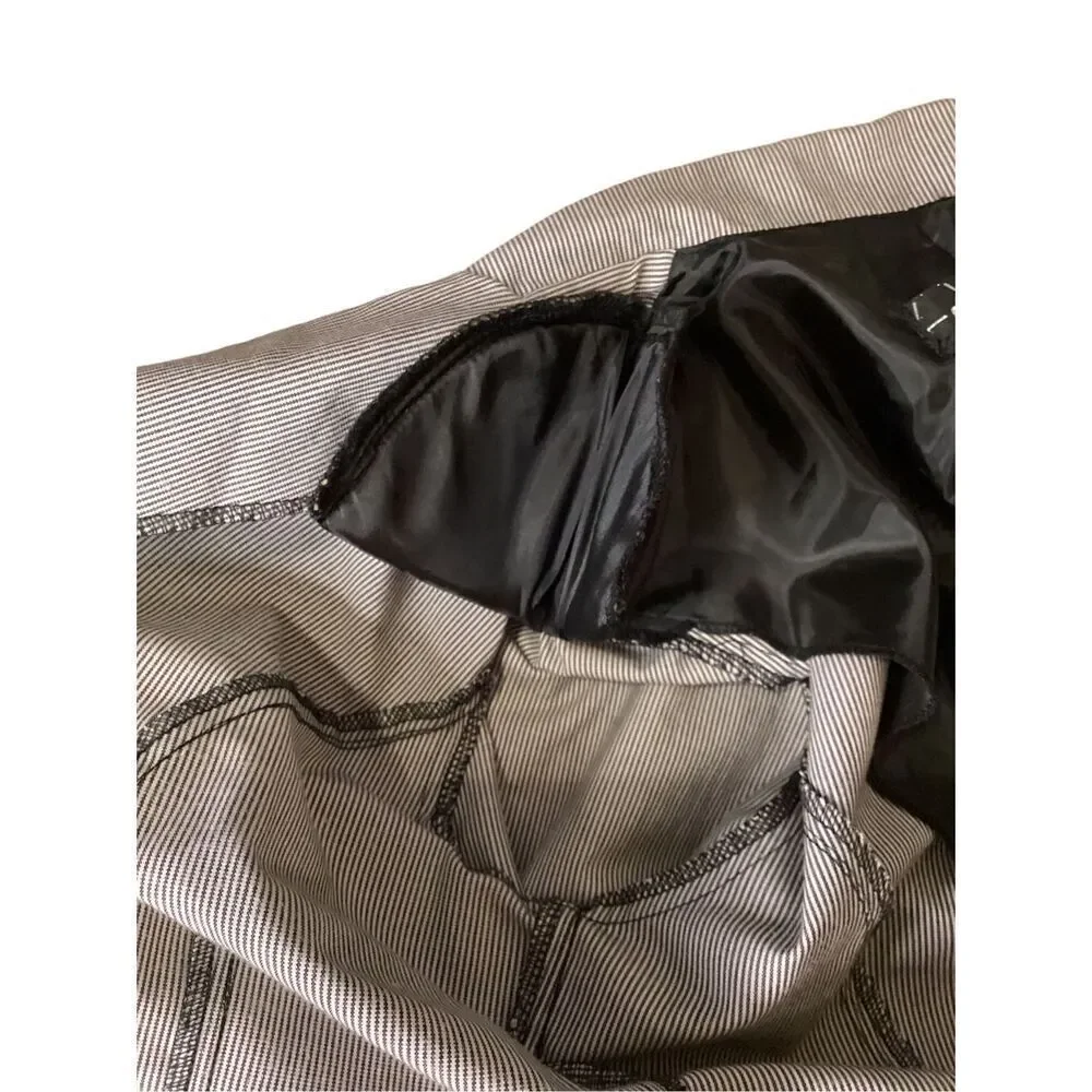 City Triangle Pinstripe 2Pc Skirt Suit Professional Occupational Business